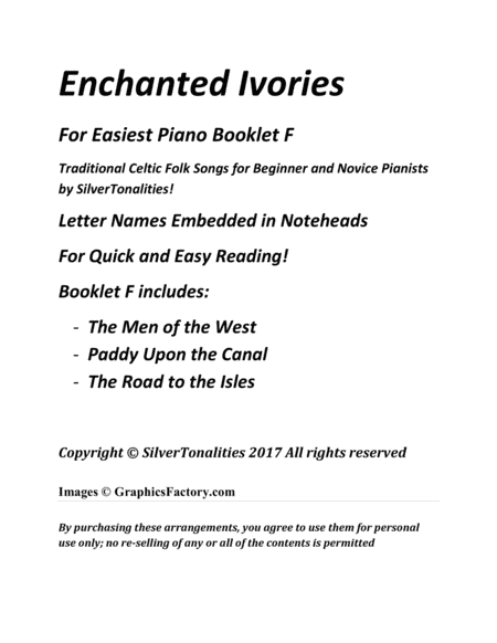 Enchanted Ivories For Easiest Piano Booklet F Page 2