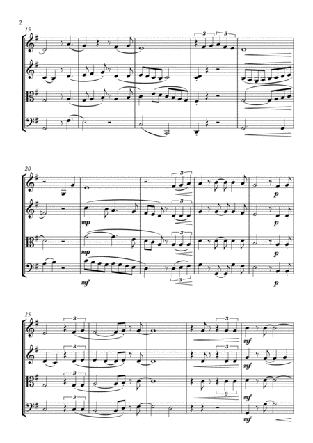 Endless Love For String Quartet Page 2