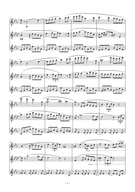 Entr Acte From Carmen Intermezzo For Flute Trio Page 2