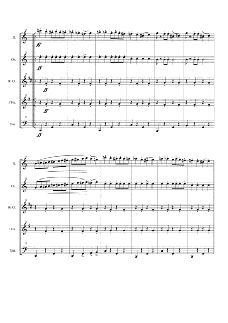 Entry Of The Gladiators For Woodwind Quintet Page 2