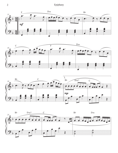 Epiphany Bts For Easy Piano Page 2