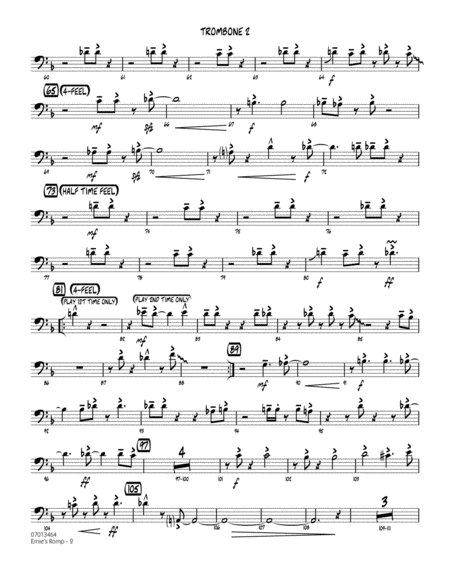 Ernies Romp Arr Mark Taylor Trombone 2 Page 2