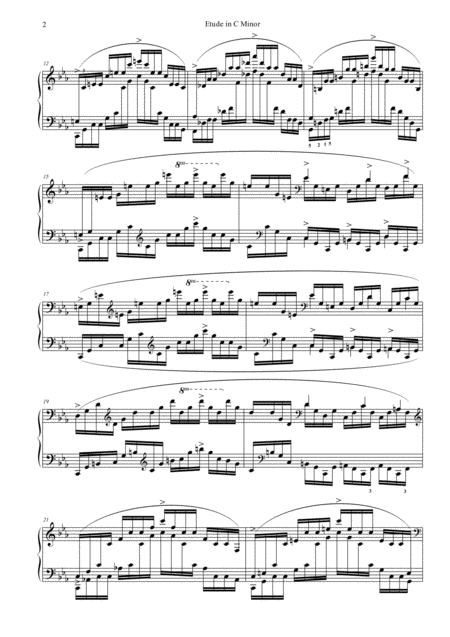 Etude C Minor Ocean Page 2