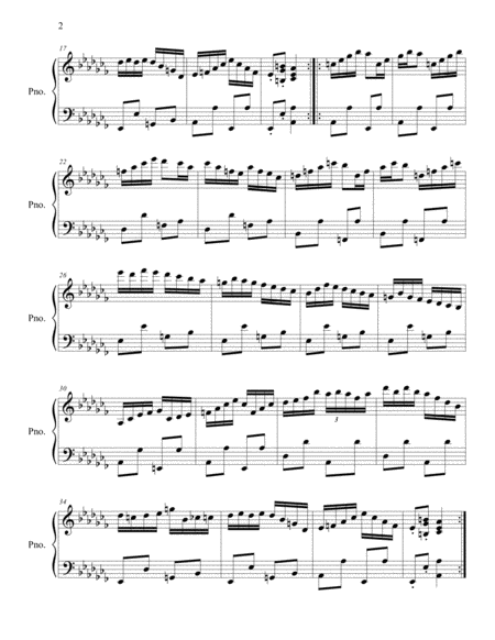 Etude In Ab Minor Piano Solo Page 2