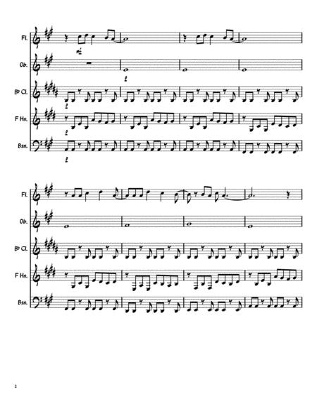 Every Breath You Take Woodwind Quintet Page 2