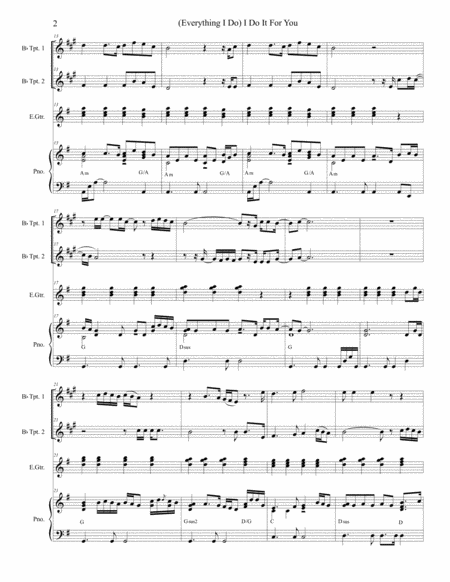 Everything I Do I Do It For You Duet For Bb Trumpet Page 2