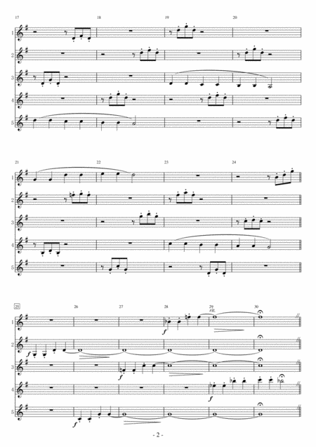 Ez Clarinet Quintet Twinkling Little Five Stars Page 2