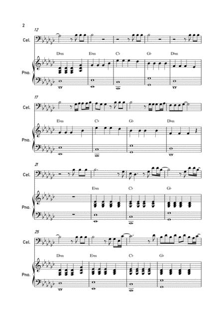 Faded By Alan Walker Cello And Piano Page 2