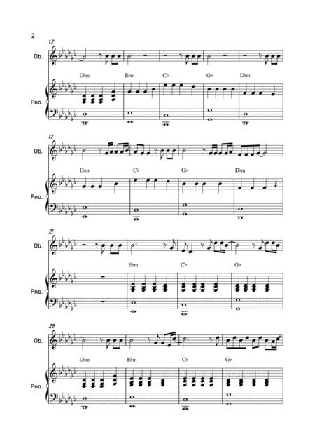 Faded By Alan Walker Oboe And Piano Page 2