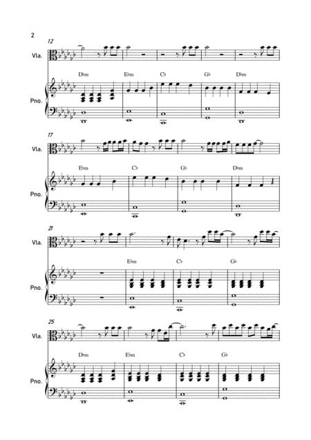 Faded By Alan Walker Viola And Piano Page 2