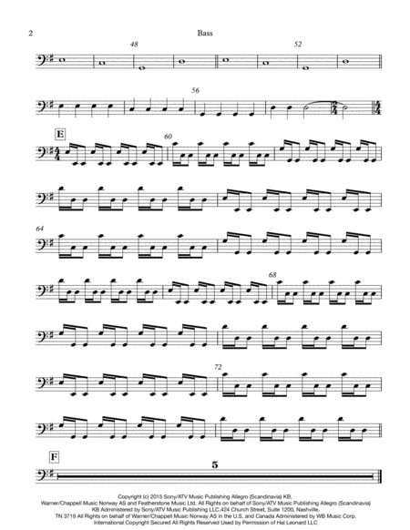 Faded Score And Parts Easy Version Page 2