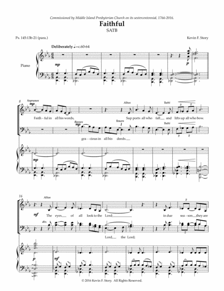 Faithful Satb Page 2