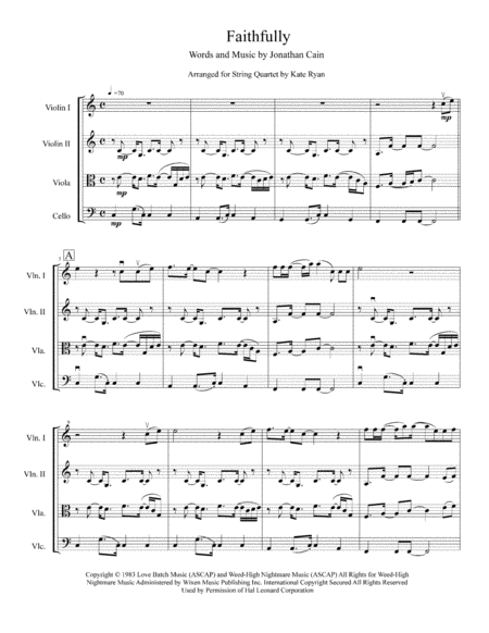 Faithfully String Quartet Page 2