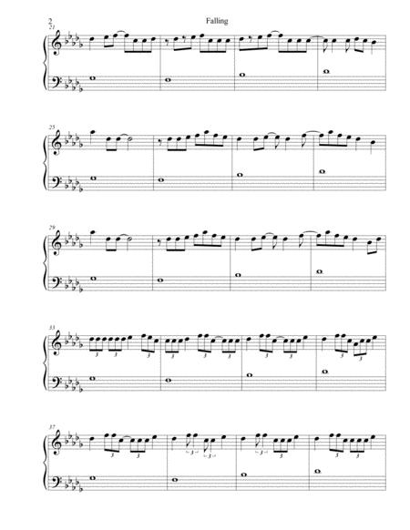 Falling Trevor Daniel Sheet Music Easy Page 2