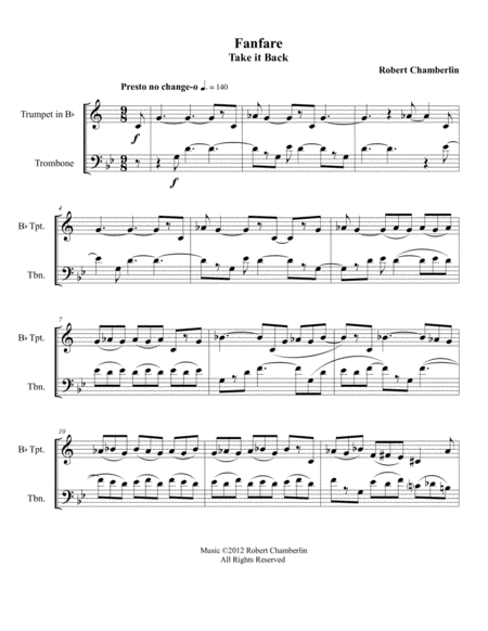 Fanfare Take It Back For Bb Trumpet And Trombone Page 2