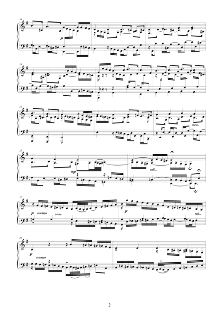 Fantasia In E Minor For Piano On Jesus Christus Unser Heiland Bwv 665 Page 2