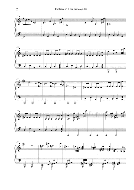 Fantasia N 1 Per Piano Op 85 Page 2