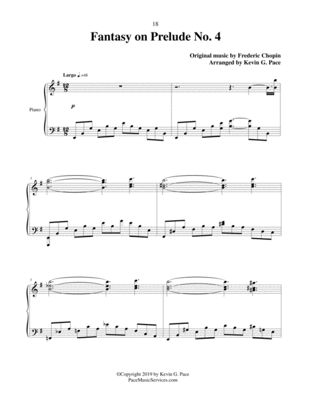 Fantasy On Chopin Prelude No 4 Piano Solo Page 2