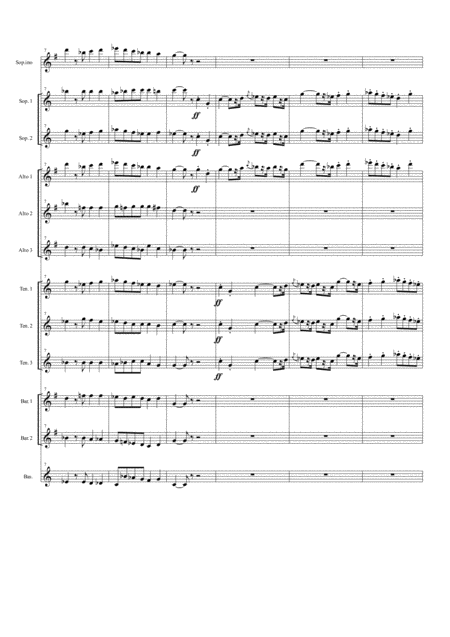 Farandole From L Arlesienne Suite No 2 For Saxophone Ensemble Page 2