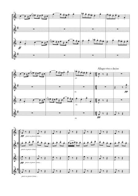 Farandole From L Arlesienne Suite No 2 For Saxophone Quartet Page 2