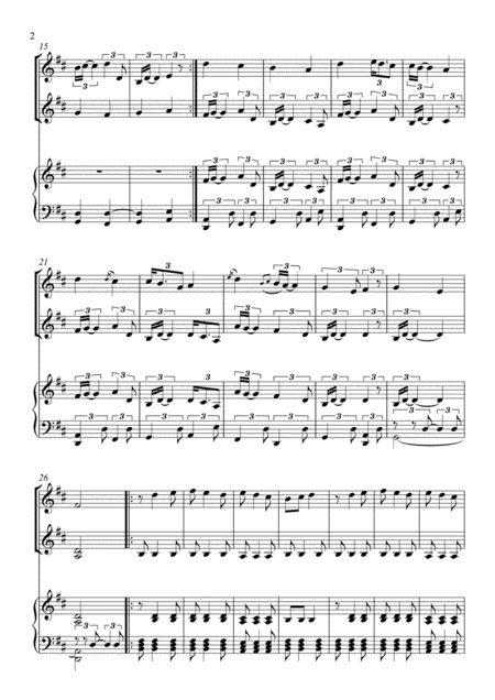 Farewell To Stromness Violin Duet With Piano Accompaniment Page 2