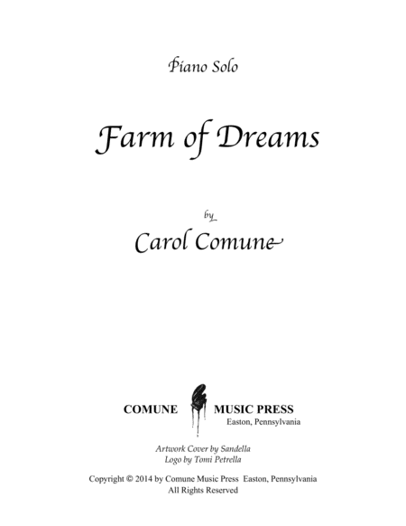 Farm Of Dreams For Solo Piano Page 2