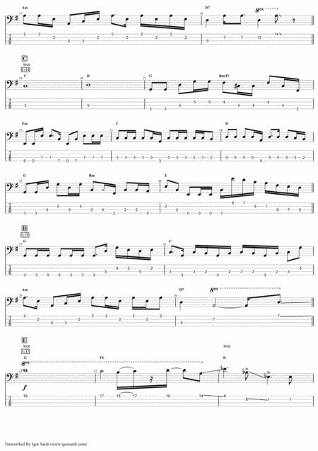 Father To Son Live In London 73 Queen John Deacon Complete And Accurate Bass Transcription Whit Tab Page 2