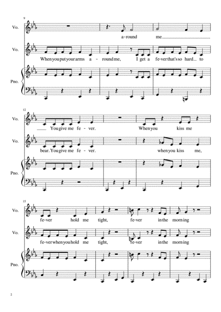 Fever Vocal Duet Page 2