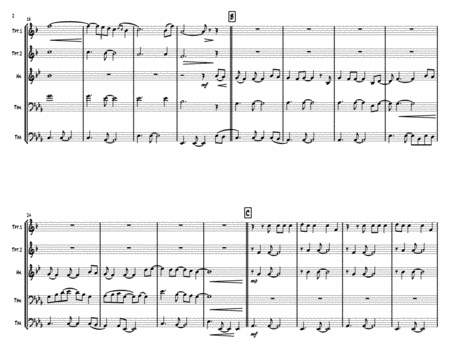 Fields Of Gold Sting For Brass Quintet Page 2