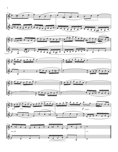 Fifteen Two Voice Inventions For Clarinet Duet Page 2