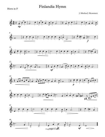 Finlandia Hymn Page 2