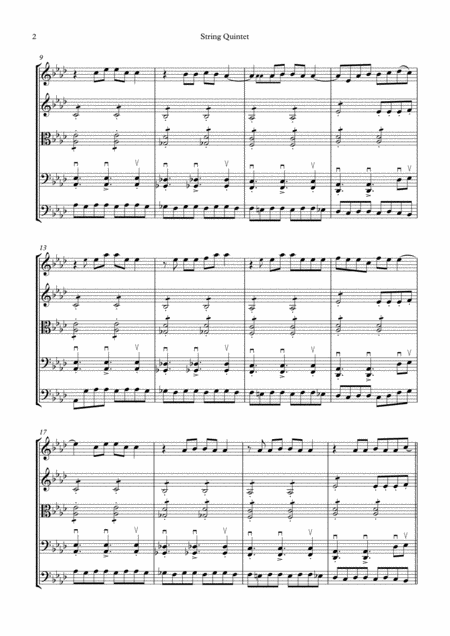 Firework For String Quintet Page 2