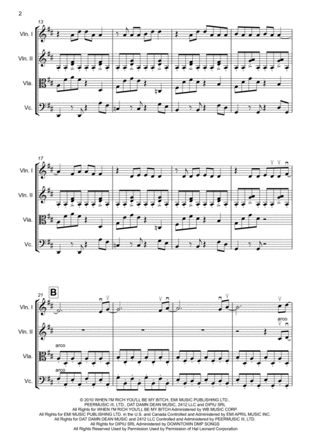 Firework String Quartet Best Arrangement Page 2