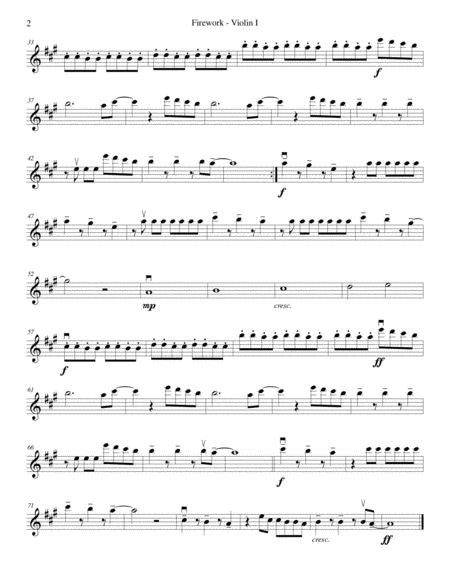 Firework String Quartet Page 2