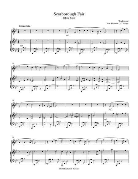 Five Folk Songs For Oboe Page 2