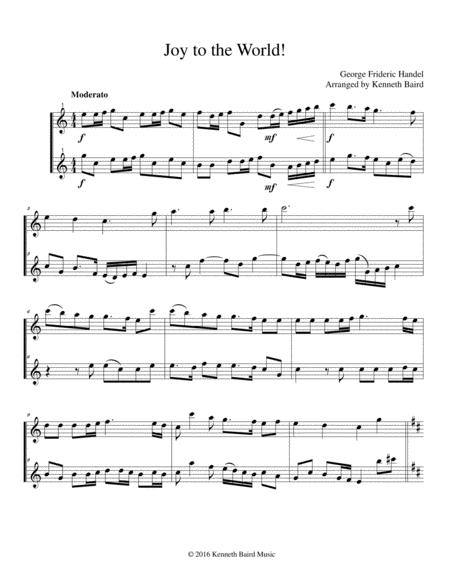 Five More Christmas Duets For Saxophones Or Oboes Page 2