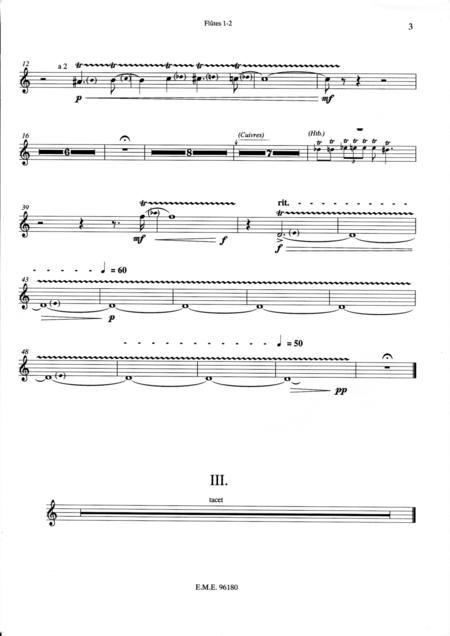 Five Pieces For Orchestra Parts Page 2