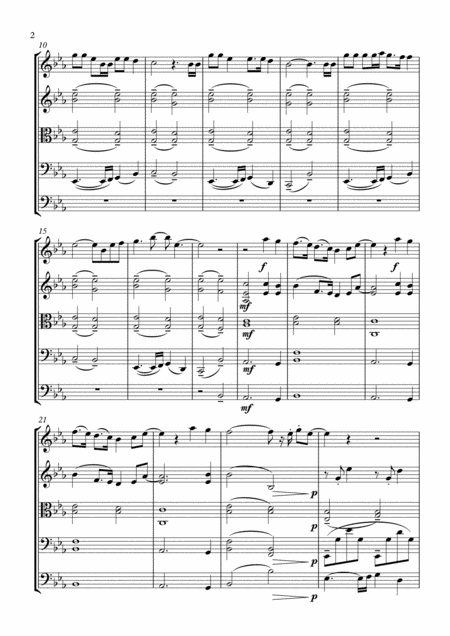 Fix You For String Orchestra Or Quintet Page 2