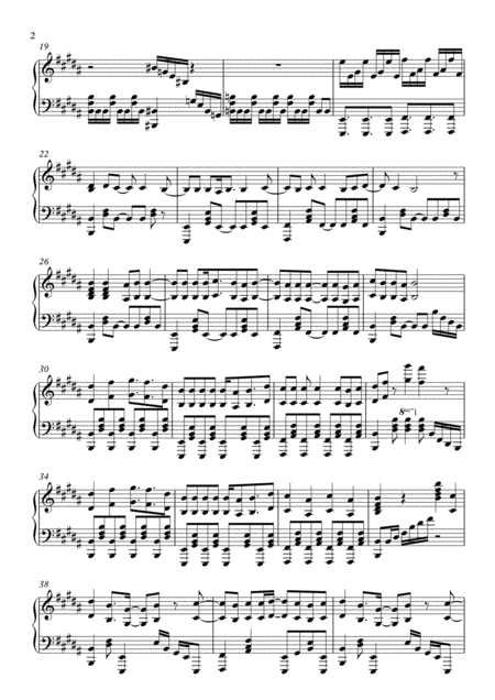 Flow Go Sheet Music By Pianominion Page 2