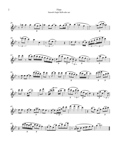 Flute Jingle Bells Smooth Jazz Page 2