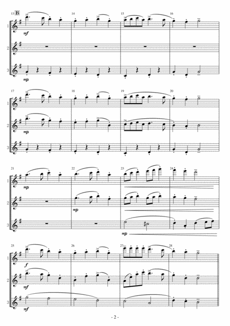 Flute Trio Deck The Halls Page 2