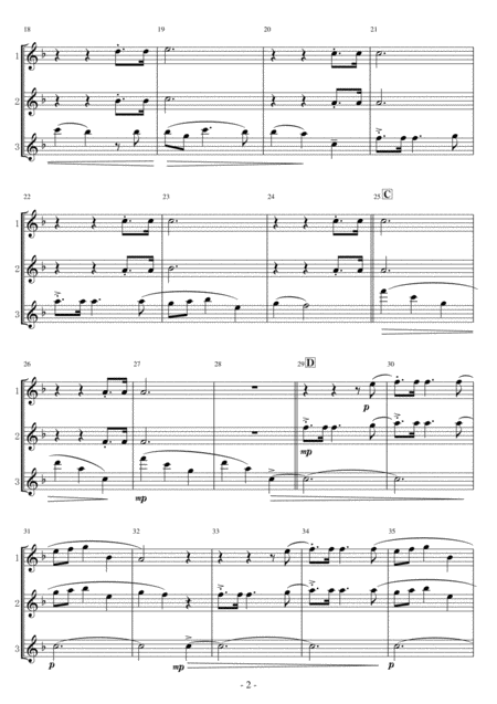 Flute Trio O Tannenbaum O Christmas Tree Page 2