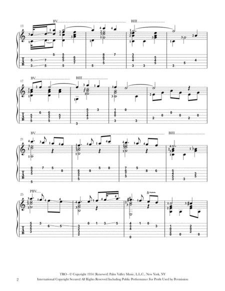 Fly Me To The Moon Solo Guitar Page 2