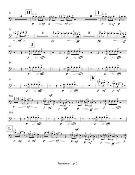 Focus On Grace A Concerto For Jazz Saxophone And Orchestra 2010 Trombone 1 Page 2