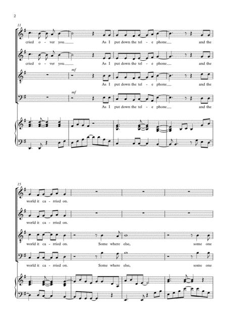 For A Friend The Communards Satb Choir Arr Stephanie Teh Page 2