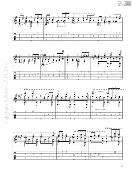 For Love One Can Die Sheet Music For Guitar Page 2
