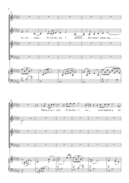 For The First Time Satb Page 2