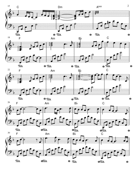 Forever In Love Piano Solo Page 2