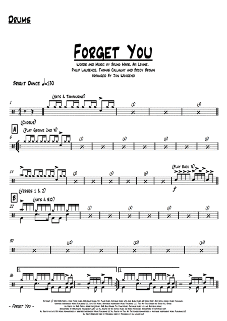 Forget You 7 Piece Horn Chart Page 2
