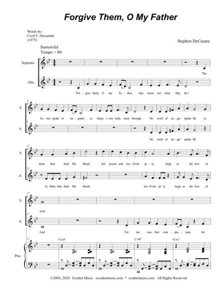 Forgive Them O My Father Duet For Soprano And Alto Solo Page 2